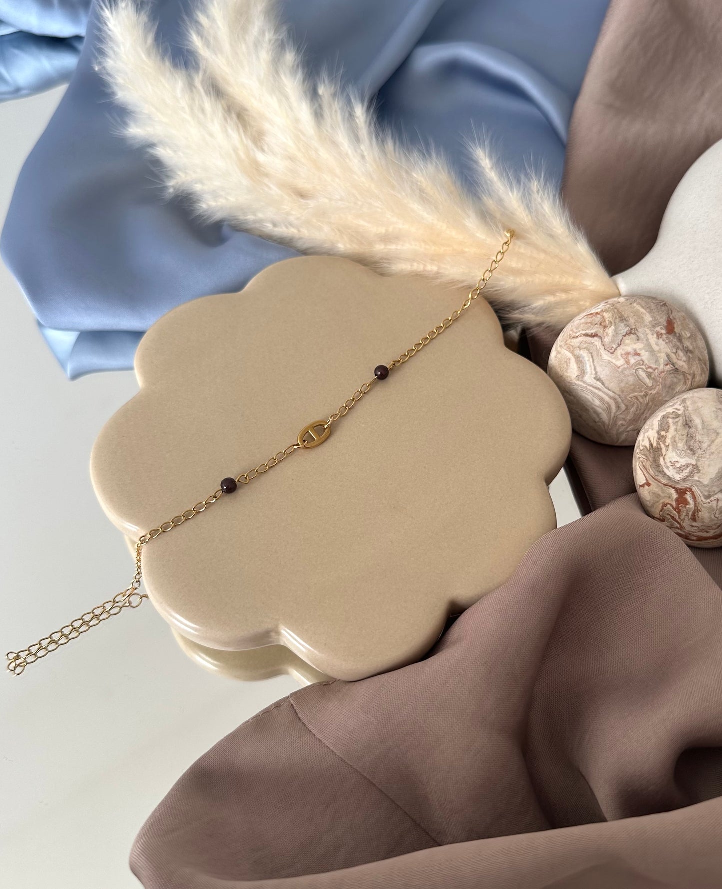 Bracelet en acier inoxydable fait à la main