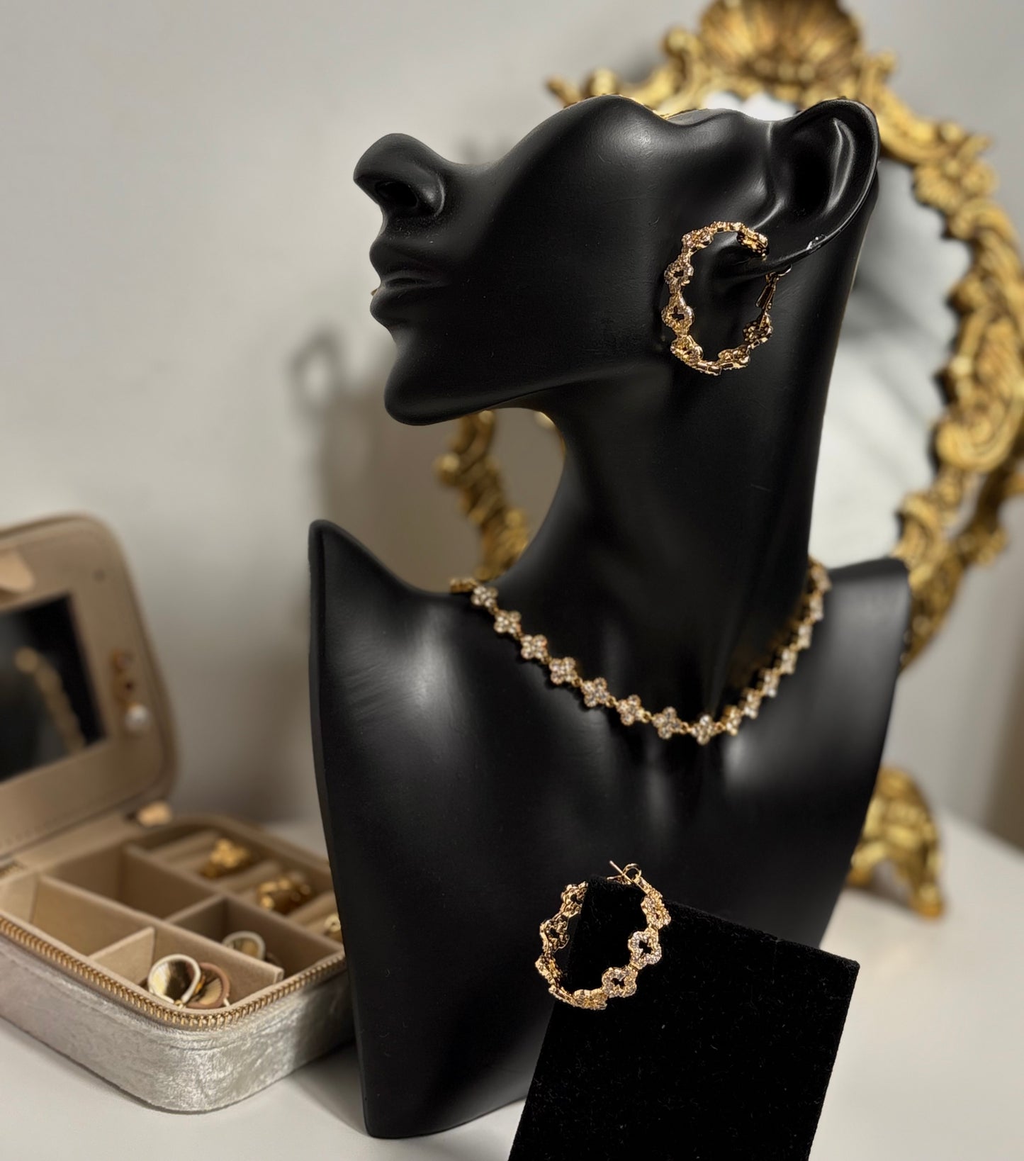 Créole Trèfle strass Olfa