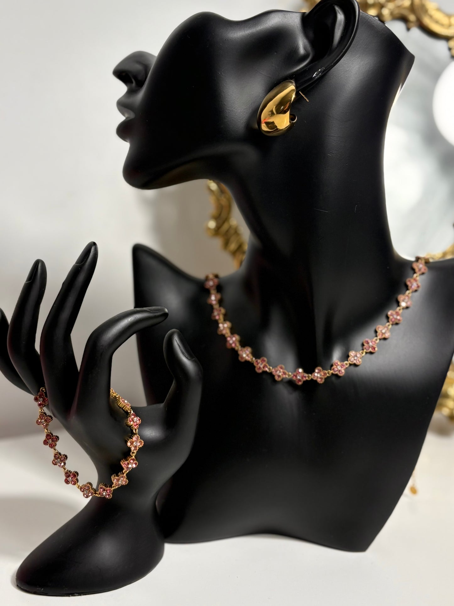 Bracelet Trèfle strass Olfa