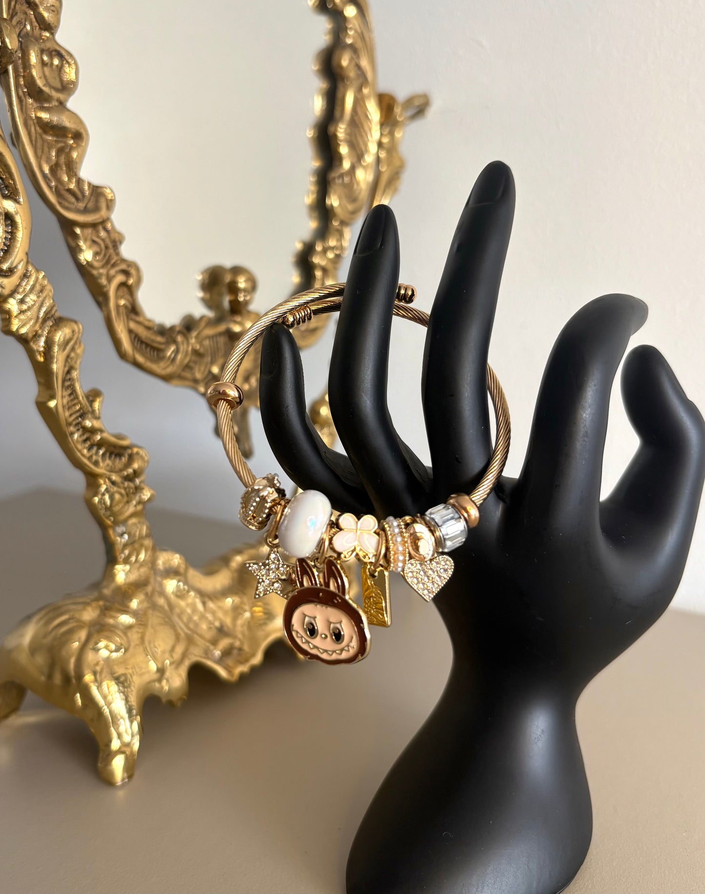 Bracelet Labubu Marron