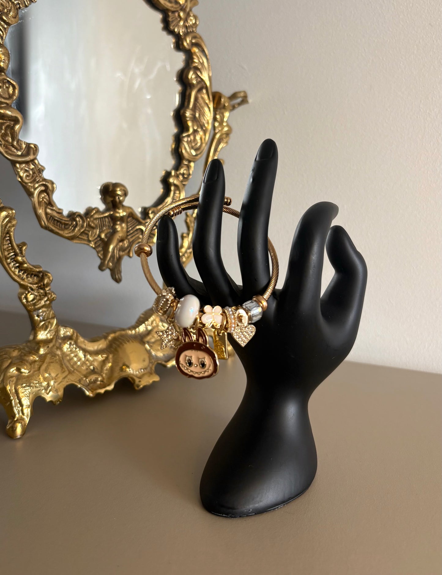 Bracelet Labubu Marron